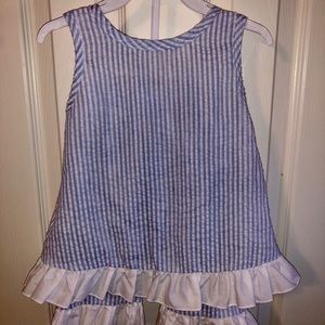 Girls Seersucker Outfit